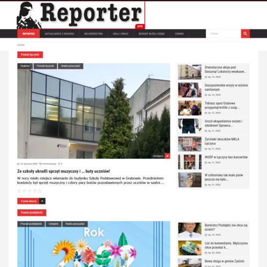 Nowa wersja reporter NTR